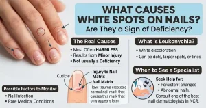 white spots on nails